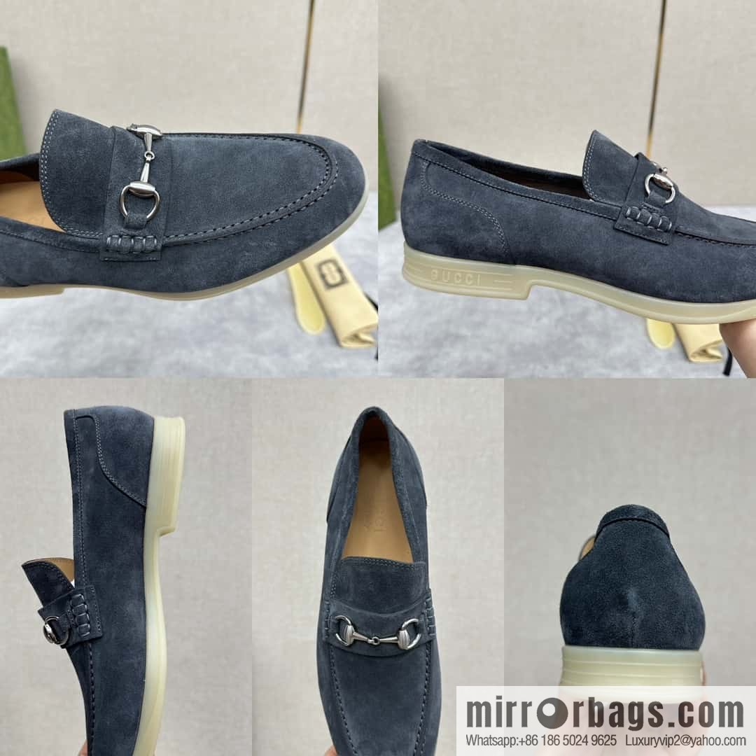 💋💍 G's new Gucc * Gu-Chi, horse buckle men's loafers, loafers