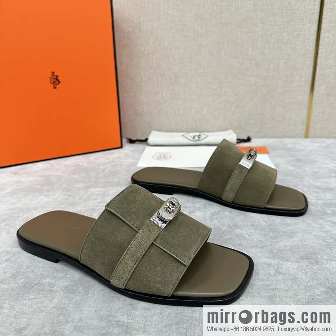H new slippers Hermès * Herma-Shi, the latest Giulia men's sandals