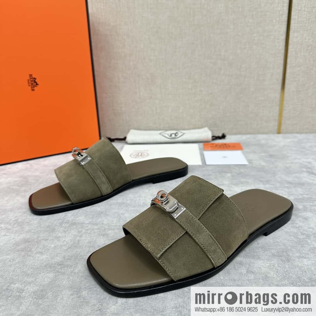 H new slippers Hermès * Herma-Shi, the latest Giulia men's sandals