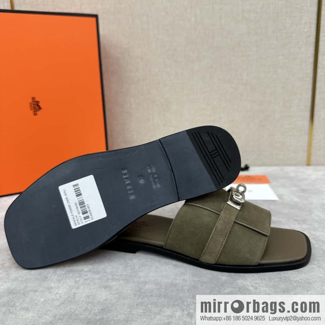 H new slippers Hermès * Herma-Shi, the latest Giulia men's sandals