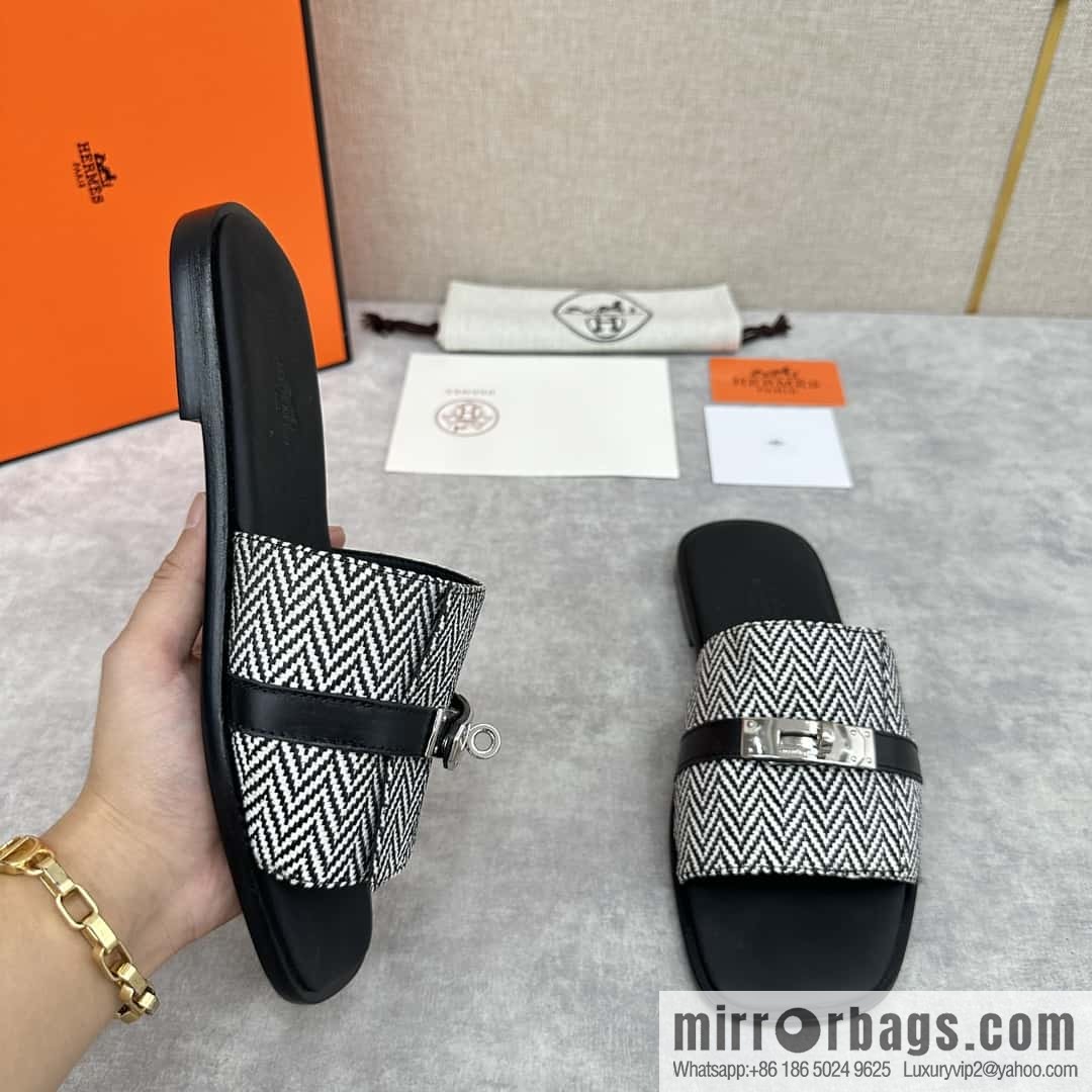 H new slippers Hermès * Herma-Shi, the latest Giulia men's sandals