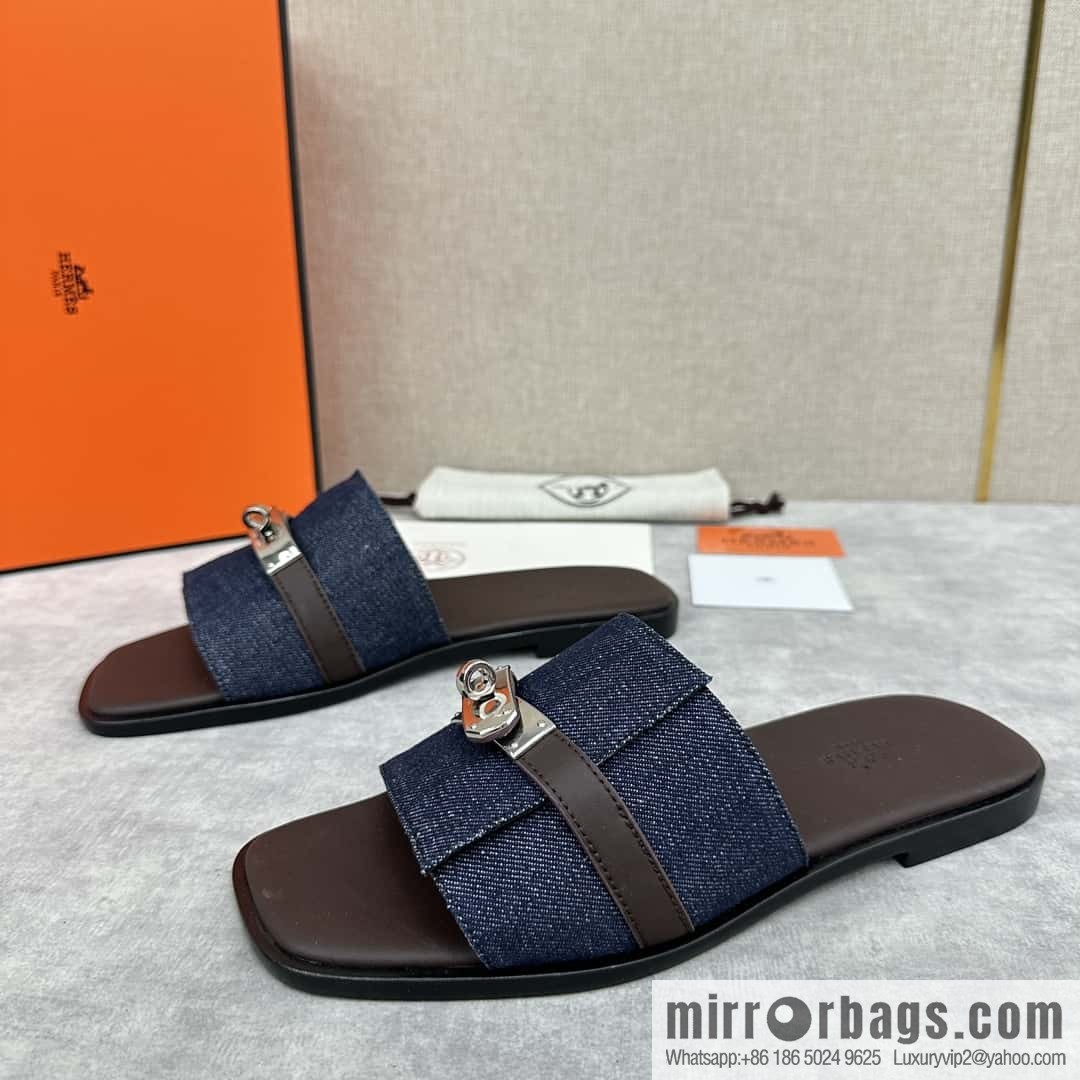 H new slippers Hermès * Herma-Shi, the latest Giulia men's sandals