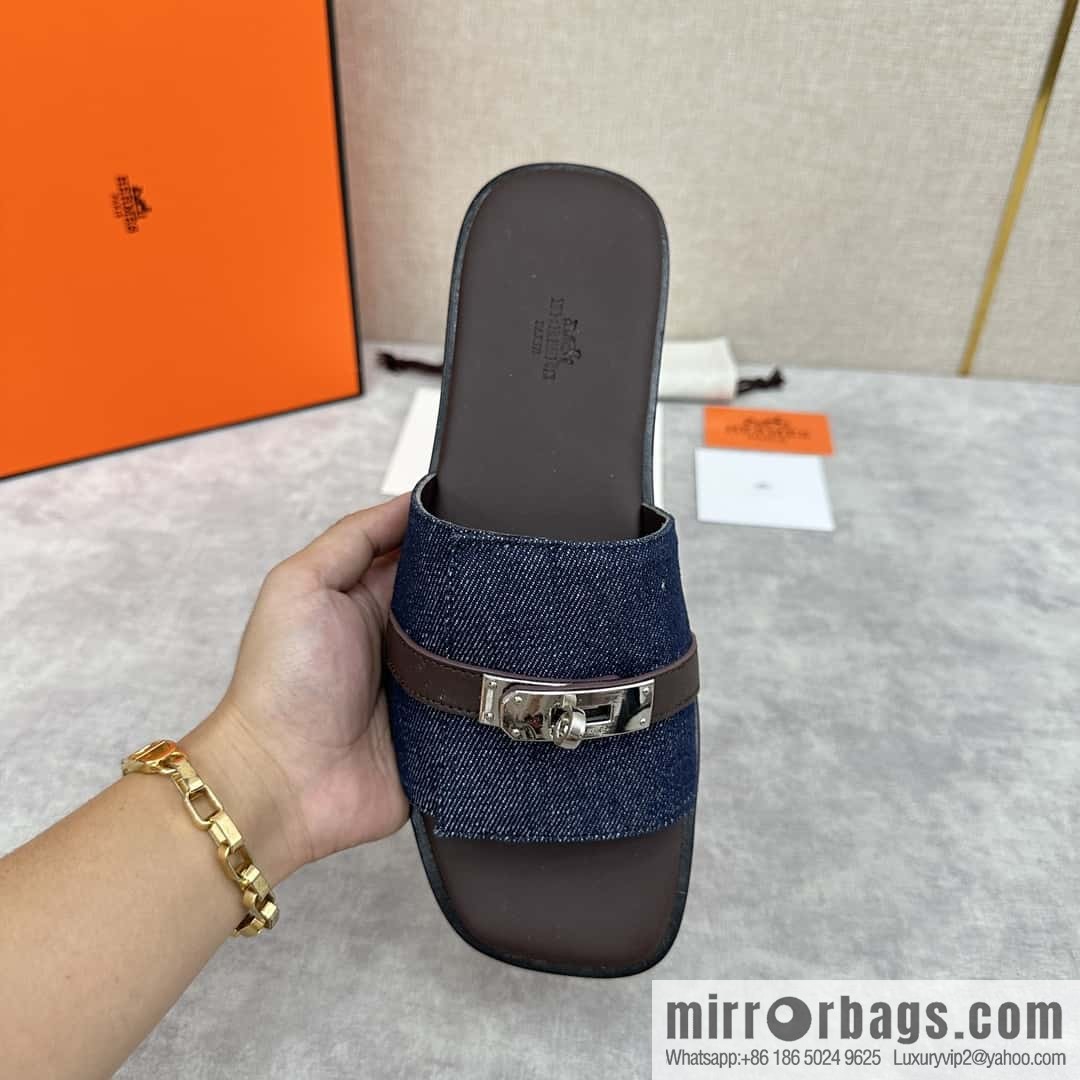 H new slippers Hermès * Herma-Shi, the latest Giulia men's sandals