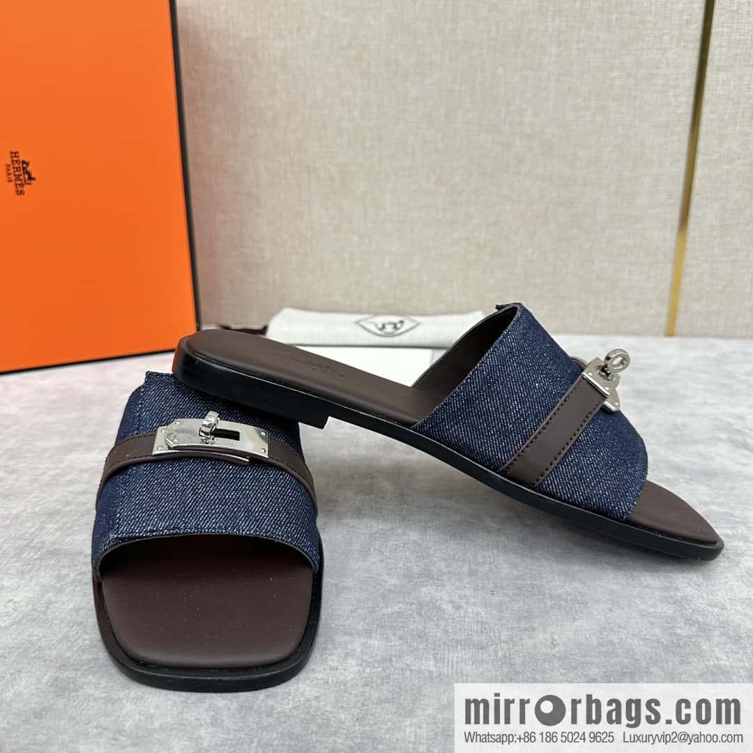 H new slippers Hermès * Herma-Shi, the latest Giulia men's sandals