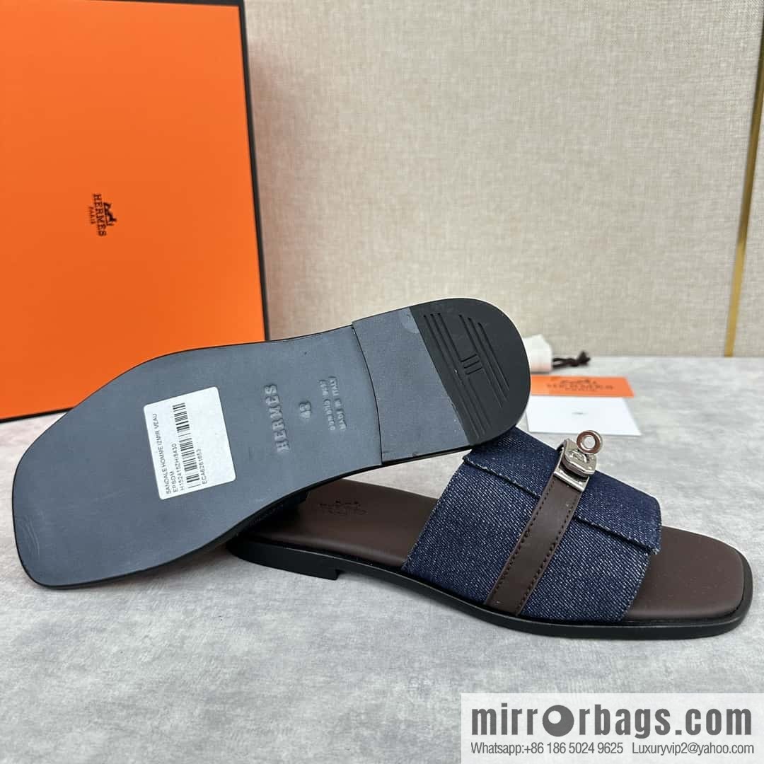 H new slippers Hermès * Herma-Shi, the latest Giulia men's sandals
