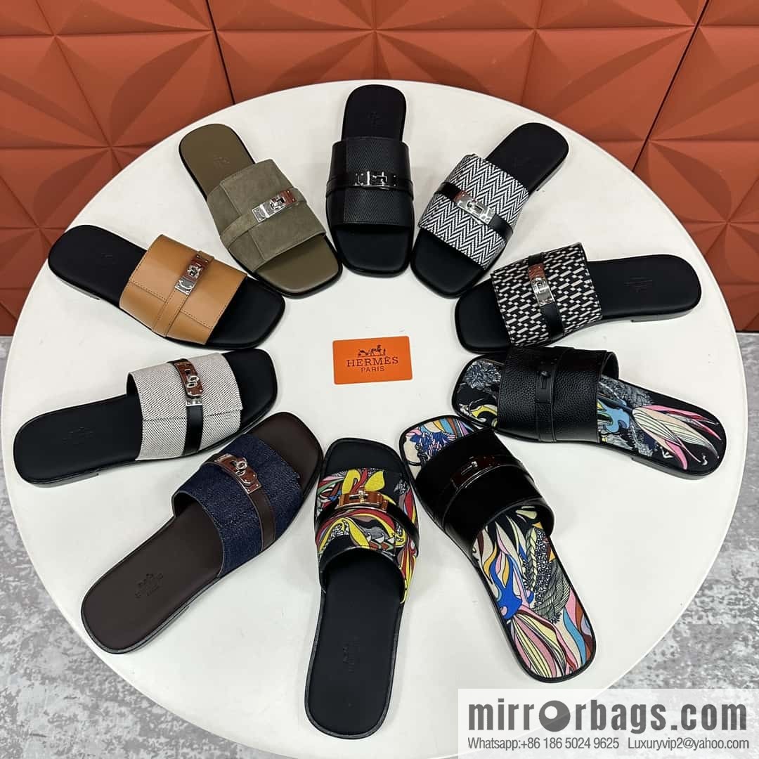 H new slippers Hermès * Herma-Shi, the latest Giulia men's sandals