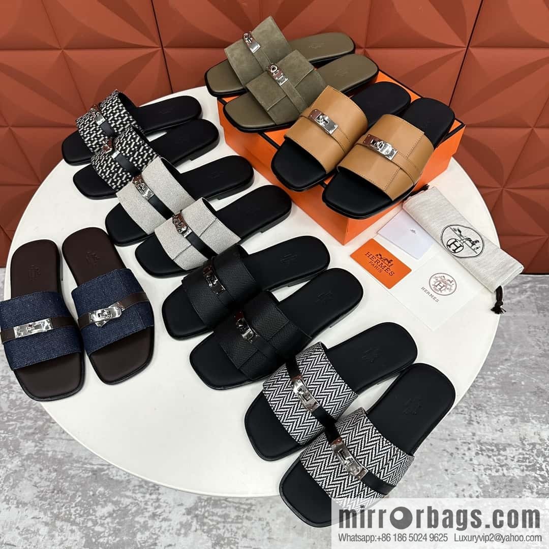 H new slippers Hermès * Herma-Shi, the latest Giulia men's sandals