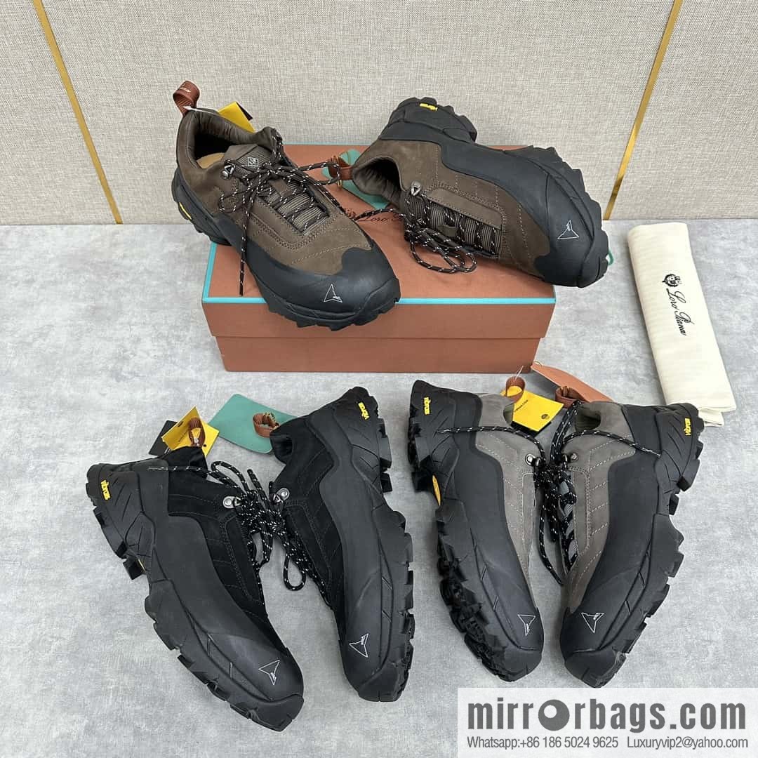 ππLP Home New Products Loro Pian Katharina Calfskin Suede, Sneakers, Hiking Shoes