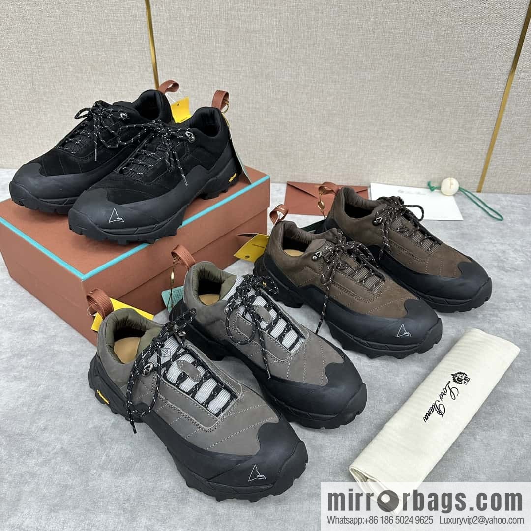 💋💍LP Home New Products Loro Pian Katharina Calfskin Suede, Sneakers, Hiking Shoes