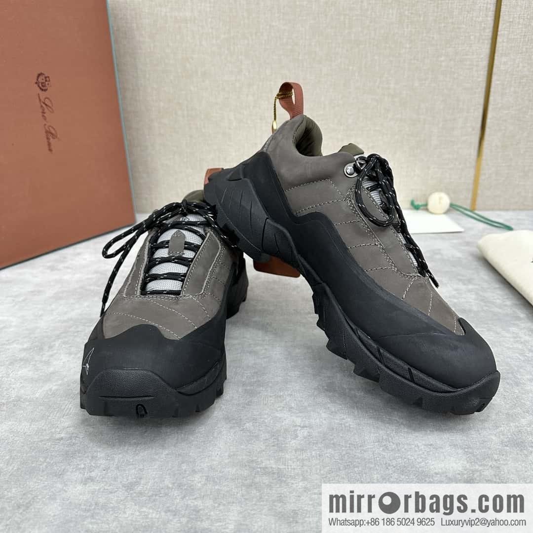 ππLP Home New Products Loro Pian Katharina Calfskin Suede, Sneakers, Hiking Shoes