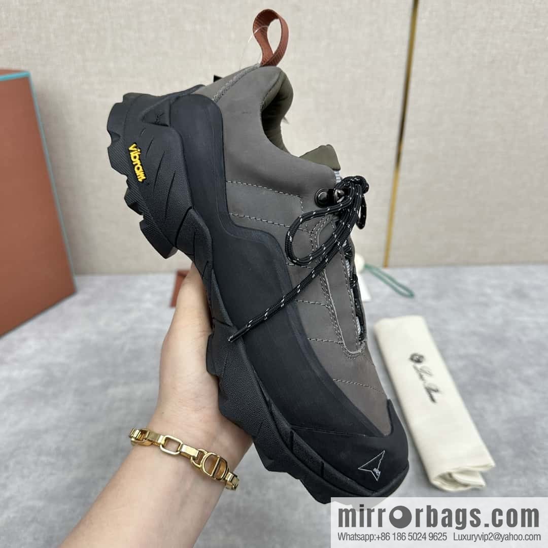 ππLP Home New Products Loro Pian Katharina Calfskin Suede, Sneakers, Hiking Shoes