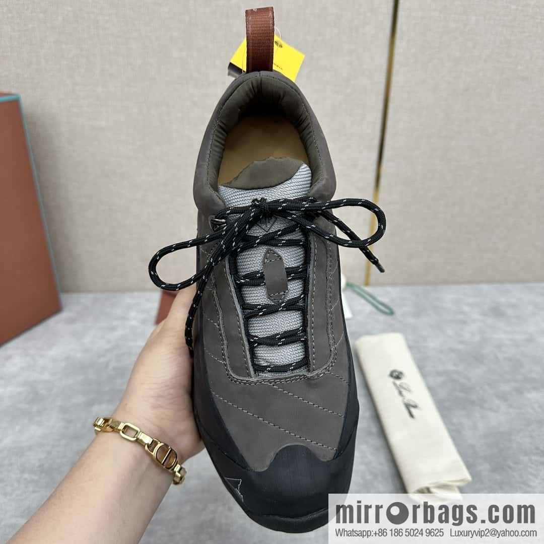 ππLP Home New Products Loro Pian Katharina Calfskin Suede, Sneakers, Hiking Shoes