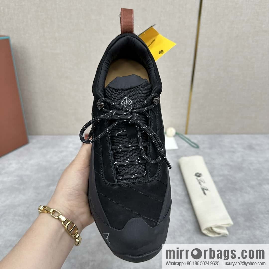 💋💍LP Home New Products Loro Pian Katharina Calfskin Suede, Sneakers, Hiking Shoes