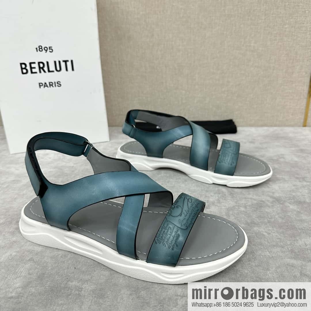 Berlut Bruti 2024 summer sandals new collection, inspiration new season, new Shadow leather sandals