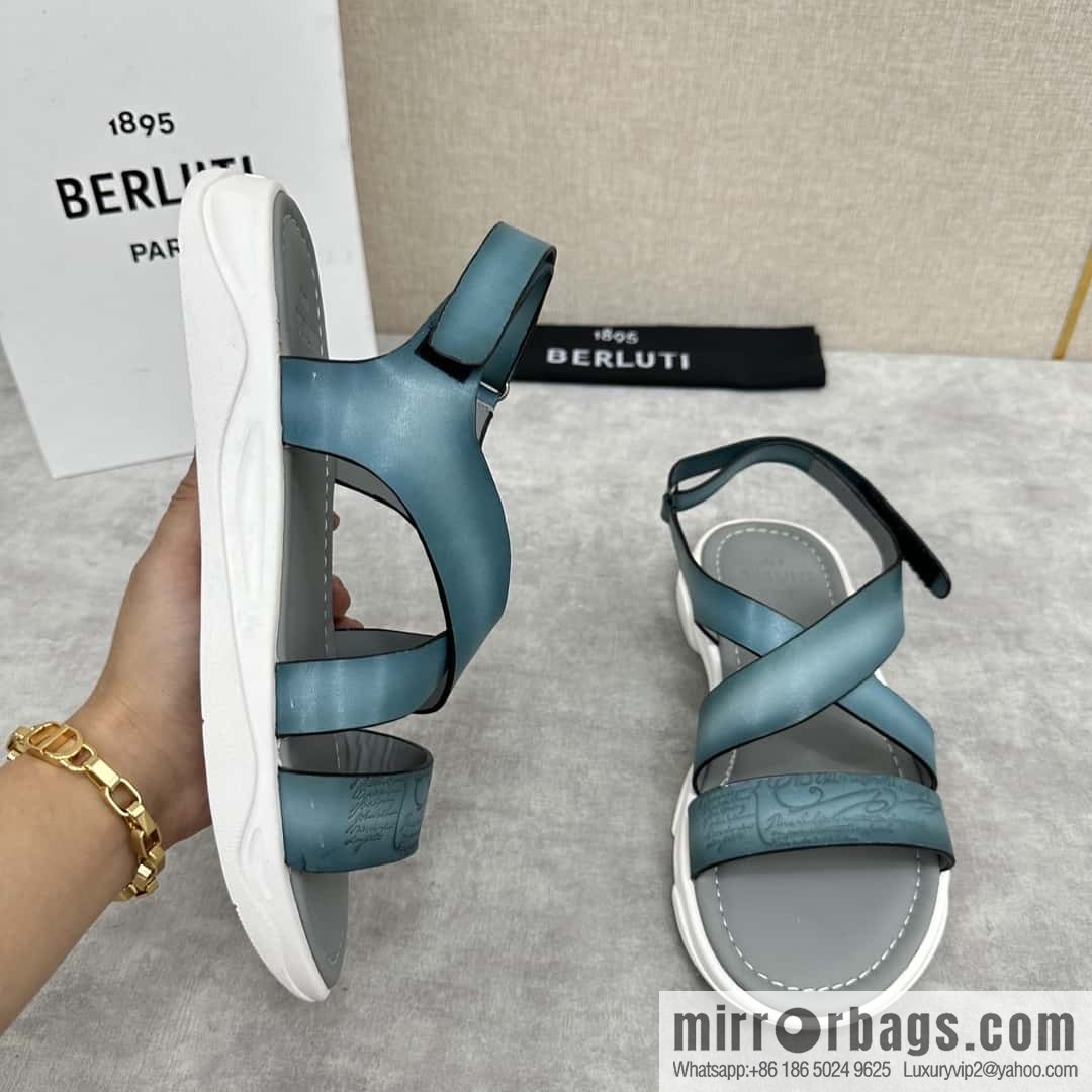 Berlut Bruti 2024 summer sandals new collection, inspiration new season, new Shadow leather sandals