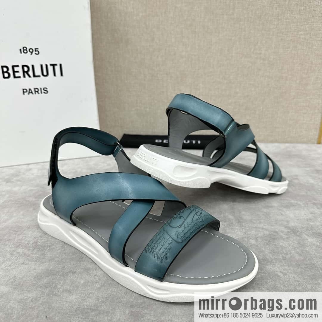 Berlut Bruti 2024 summer sandals new collection, inspiration new season, new Shadow leather sandals