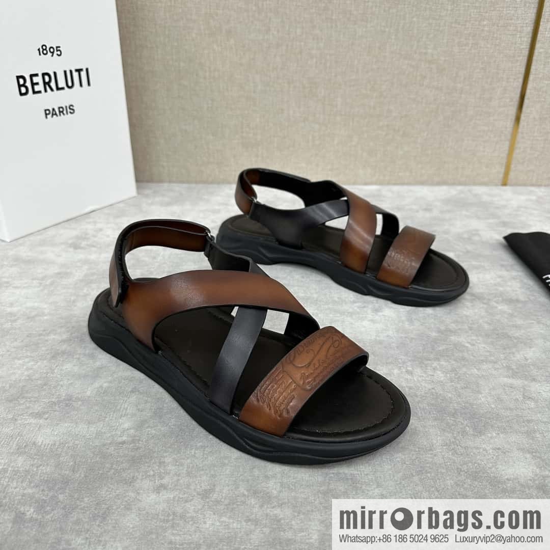 Berlut Bruti 2024 summer sandals new collection, inspiration new season, new Shadow leather sandals