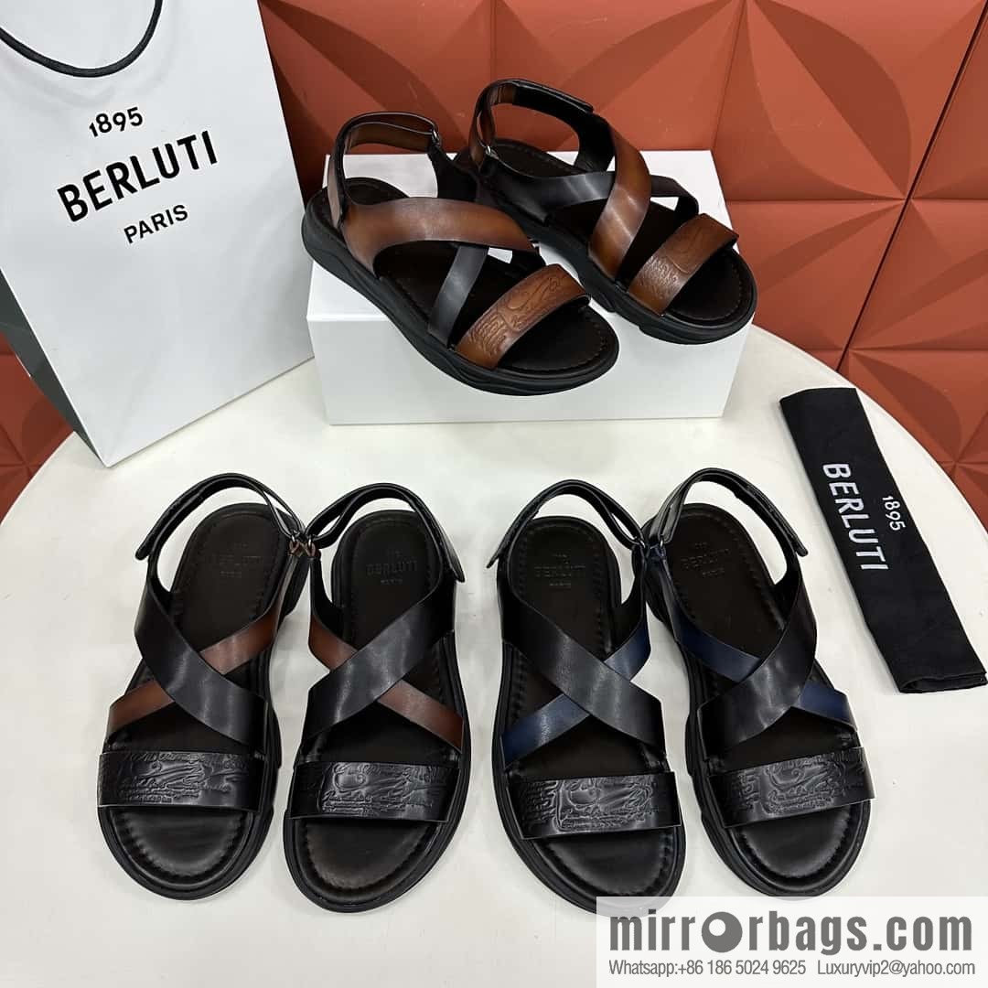 Berlut Bruti 2024 summer sandals new collection, inspiration new season, new Shadow leather sandals