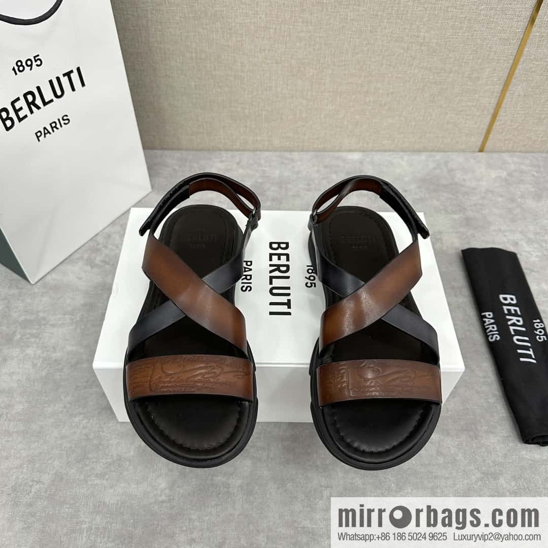 Berlut Bruti 2024 summer sandals new collection, inspiration new season, new Shadow leather sandals