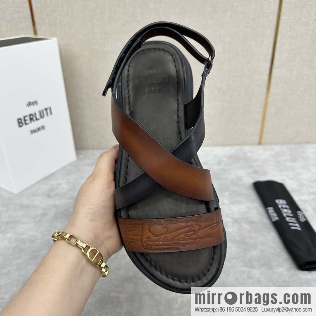 Berlut Bruti 2024 summer sandals new collection, inspiration new season, new Shadow leather sandals