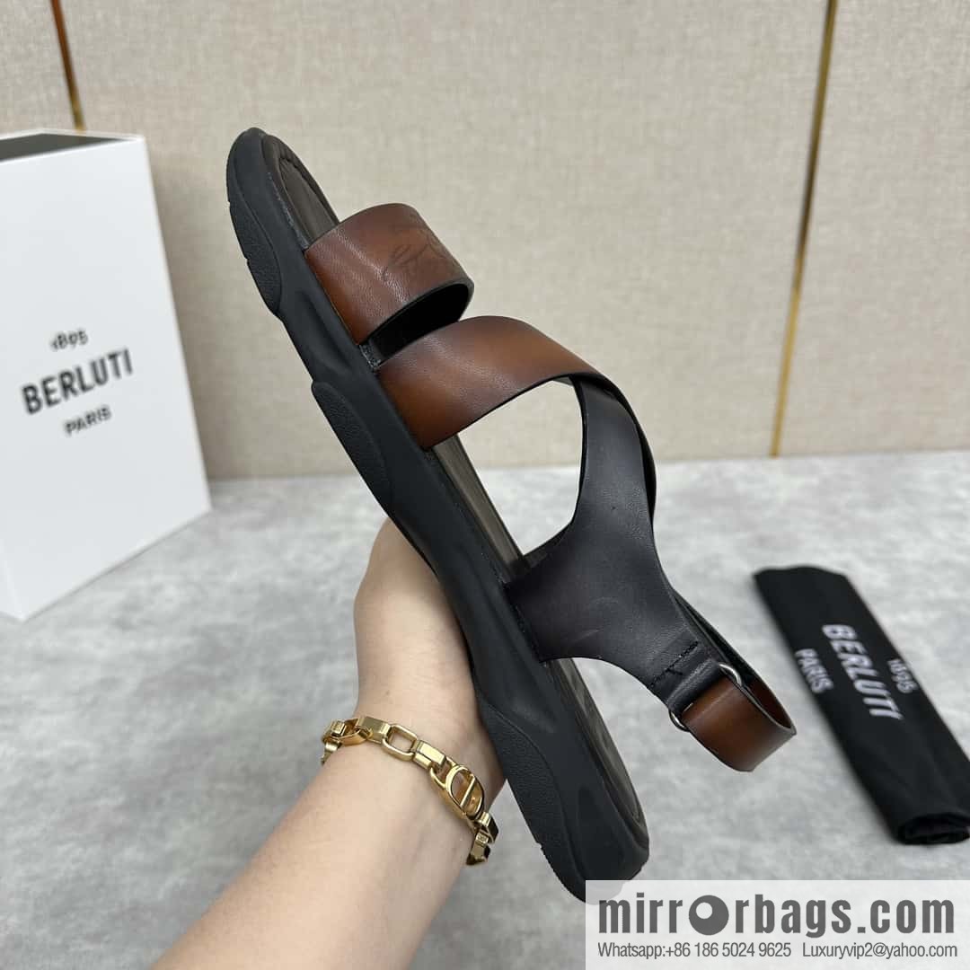 Berlut Bruti 2024 summer sandals new collection, inspiration new season, new Shadow leather sandals