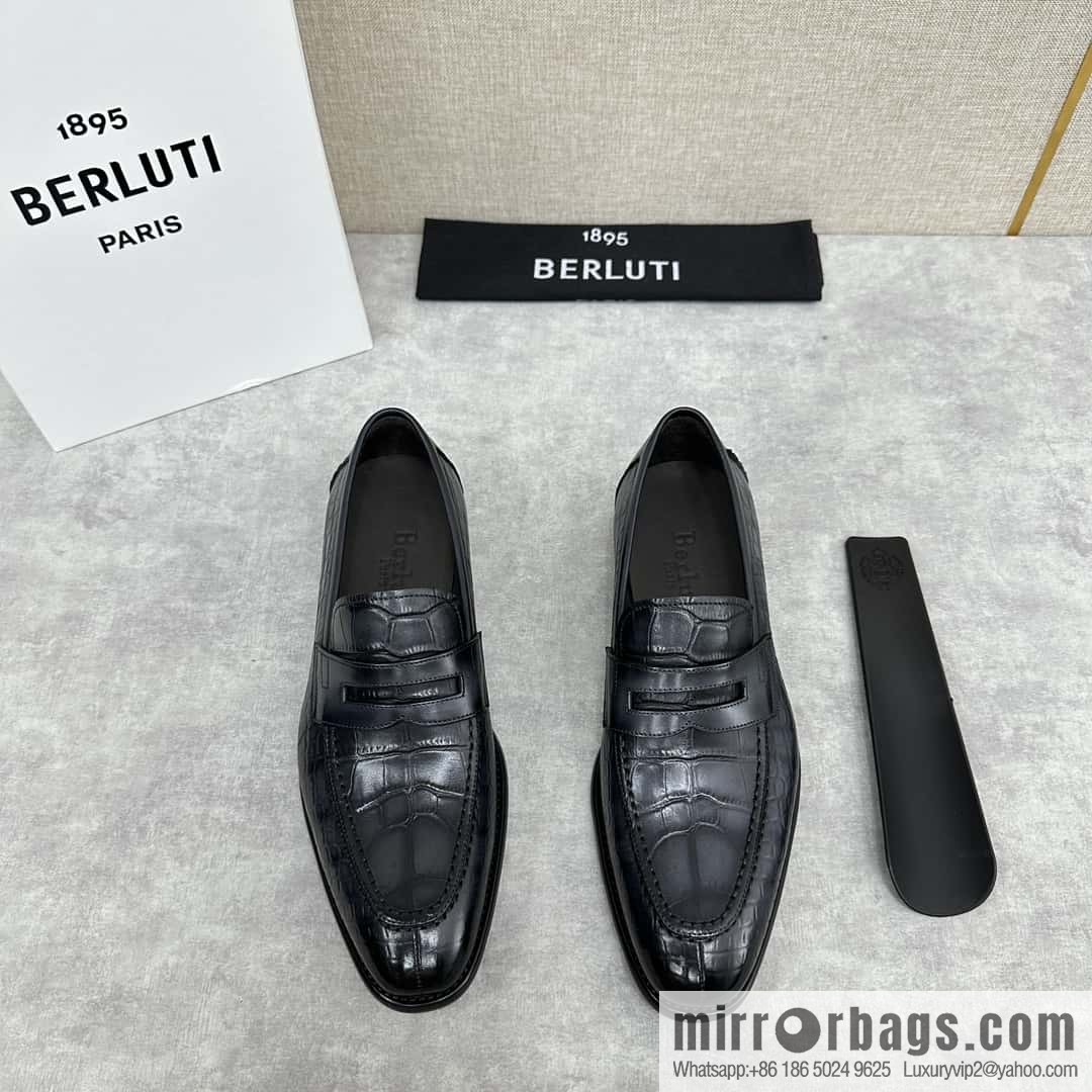 💋💍Berlut Bruti, new men's hand-polished loafers