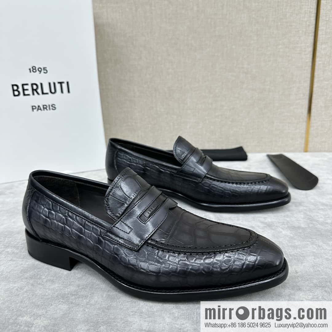 💋💍Berlut Bruti, new men's hand-polished loafers