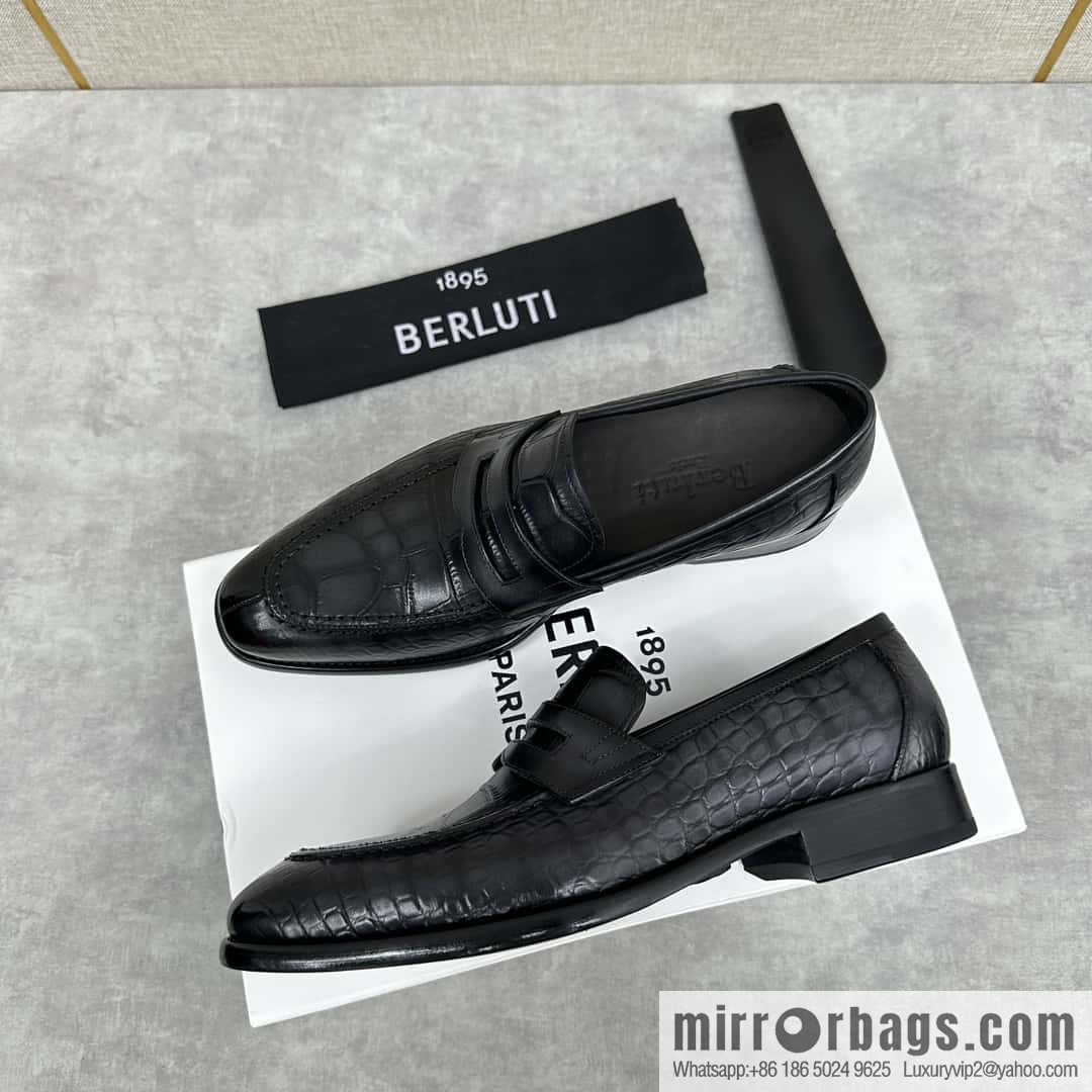 💋💍Berlut Bruti, new men's hand-polished loafers