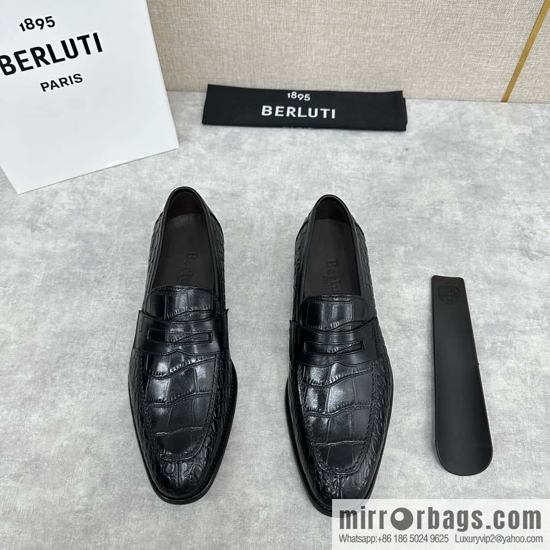 💋💍Berlut Bruti, new men's hand-polished loafers