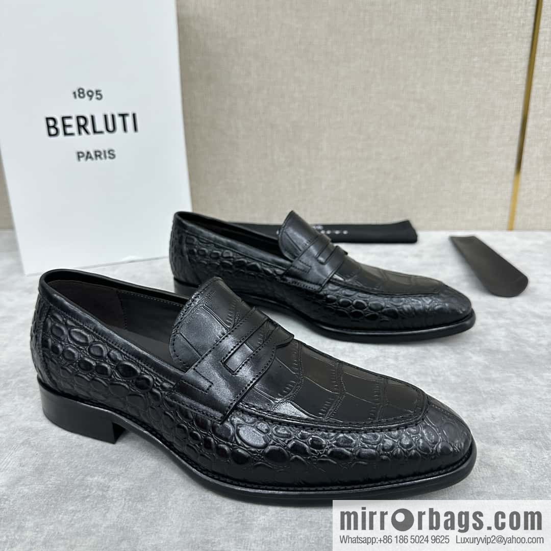 💋💍Berlut Bruti, new men's hand-polished loafers
