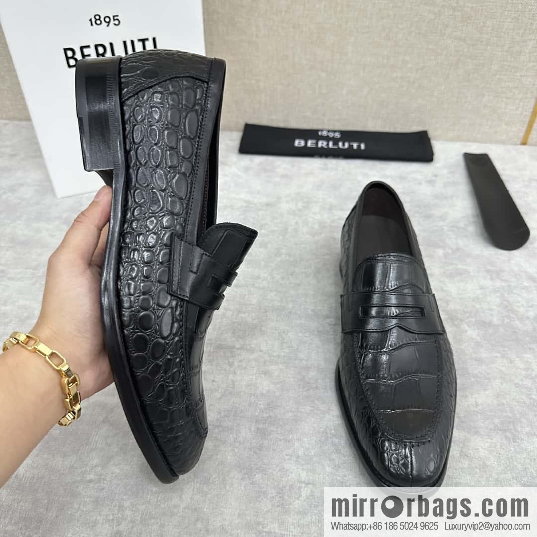 💋💍Berlut Bruti, new men's hand-polished loafers