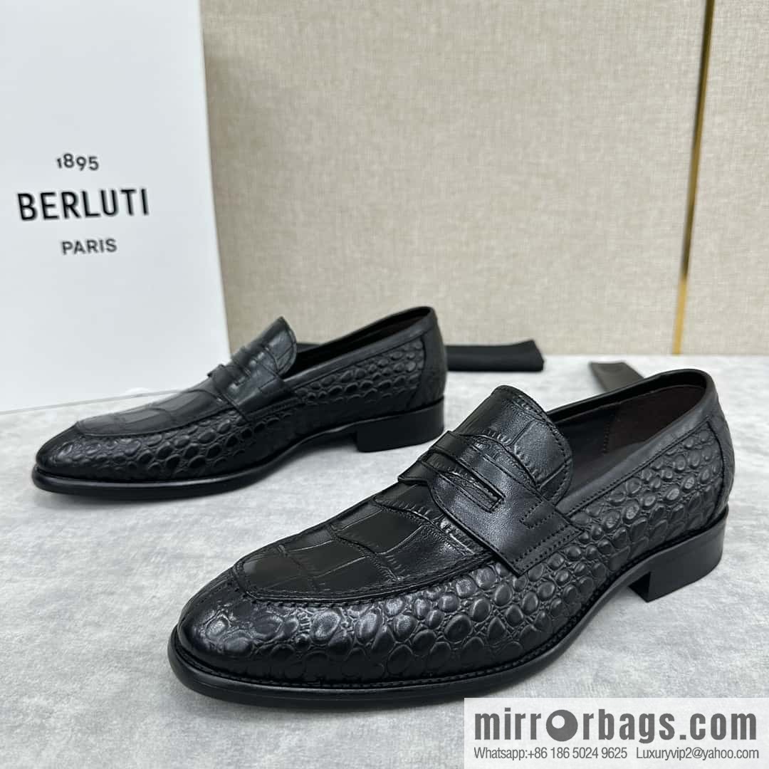 💋💍Berlut Bruti, new men's hand-polished loafers