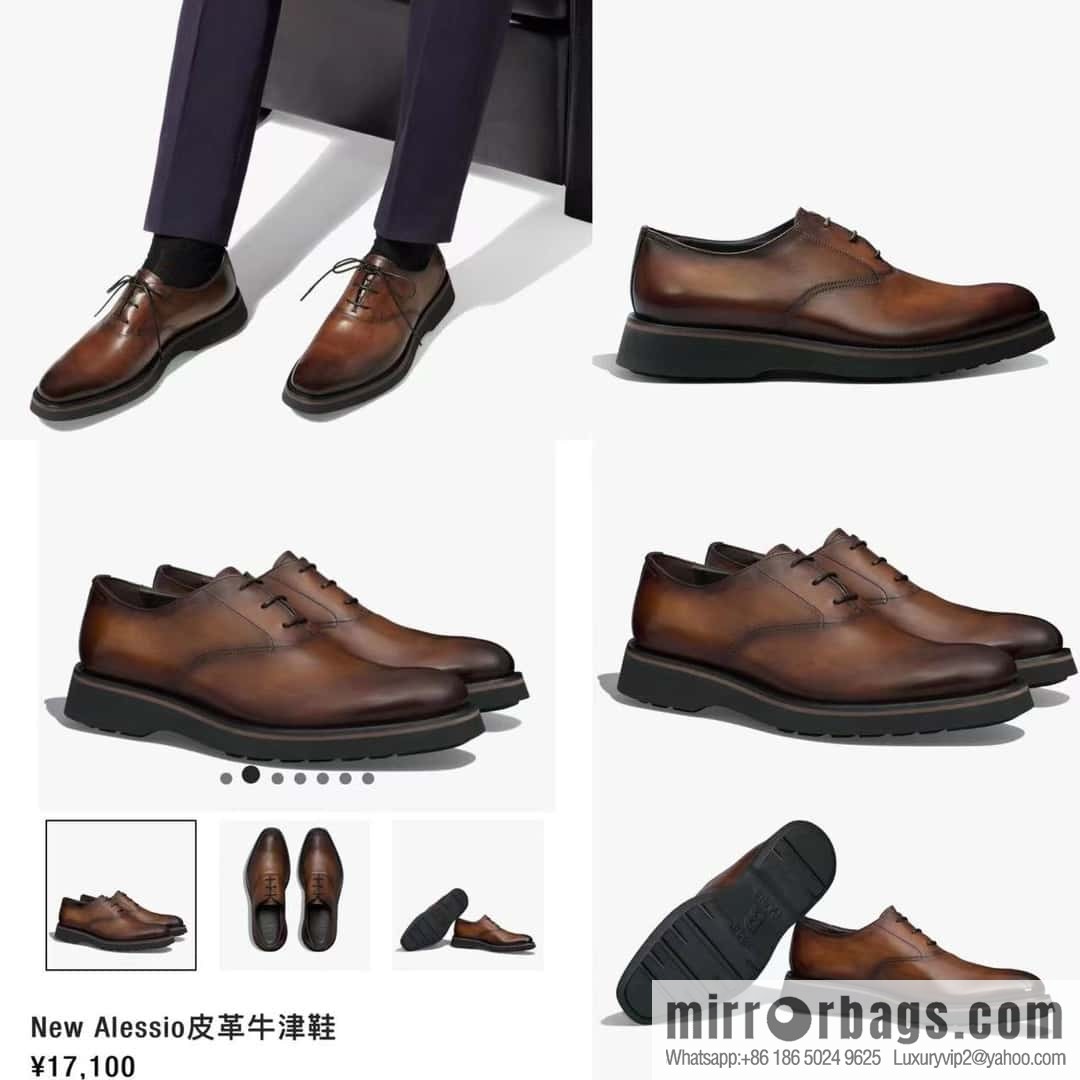 💋 💍 BERLUT New Alessio leather oxfords, men's platform shoes