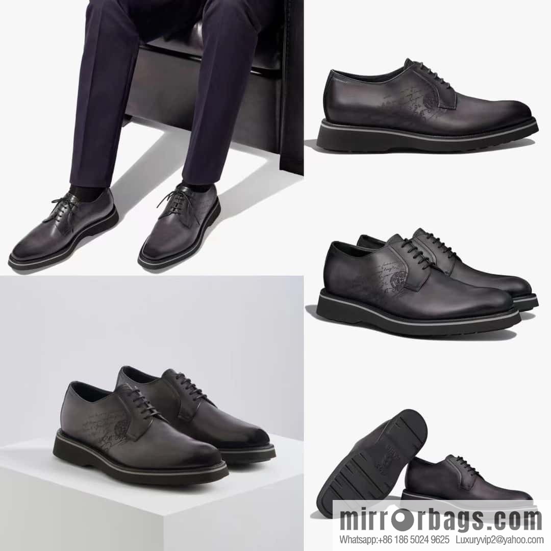 💋 💍 BERLUT New Alessio leather oxfords, men's platform shoes