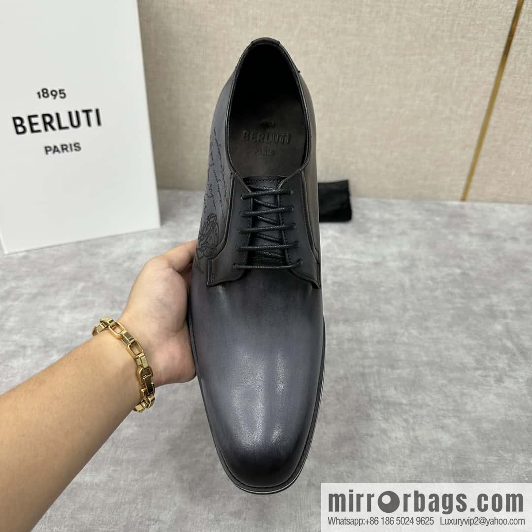 💋 💍 BERLUT New Alessio leather oxfords, men's platform shoes