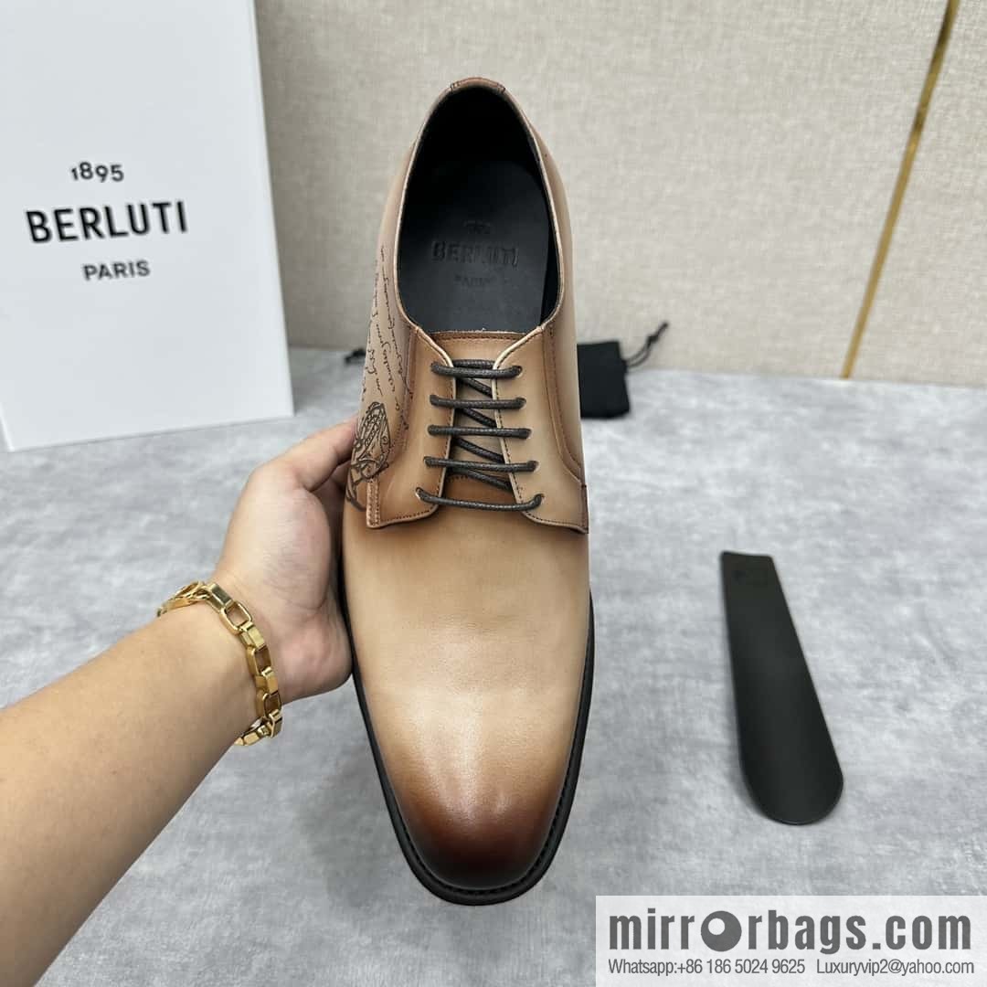 💋 💍 BERLUT New Alessio leather oxfords, men's platform shoes