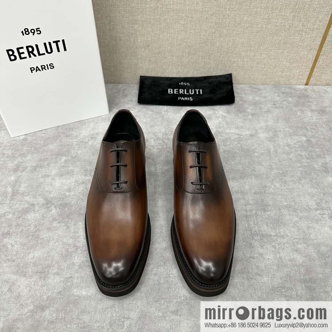 💋 💍 BERLUT New Alessio leather oxfords, men's platform shoes