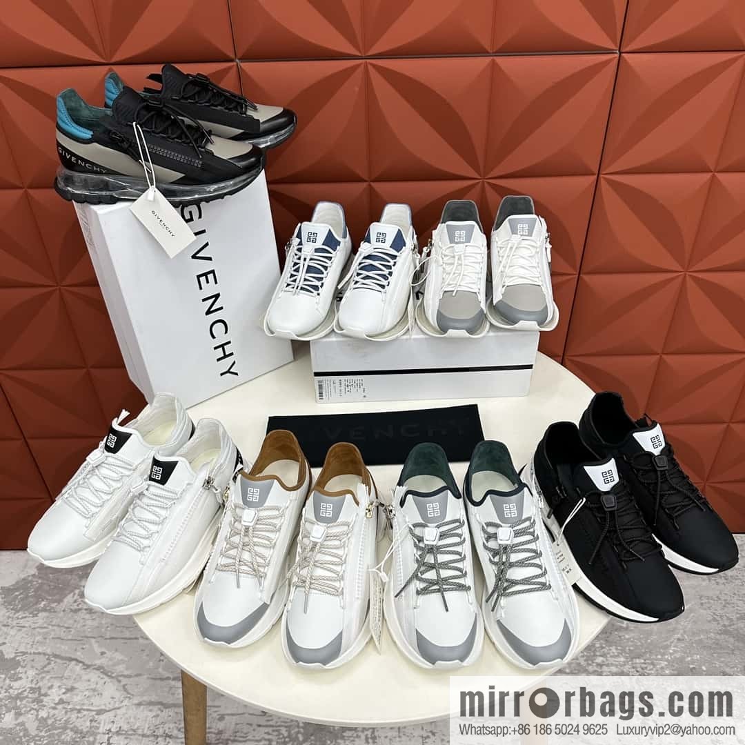 💋💍GVX New Givench * Givenchy SPECTRE Jogging Low Top Zipper Casual Shoes Sneakers