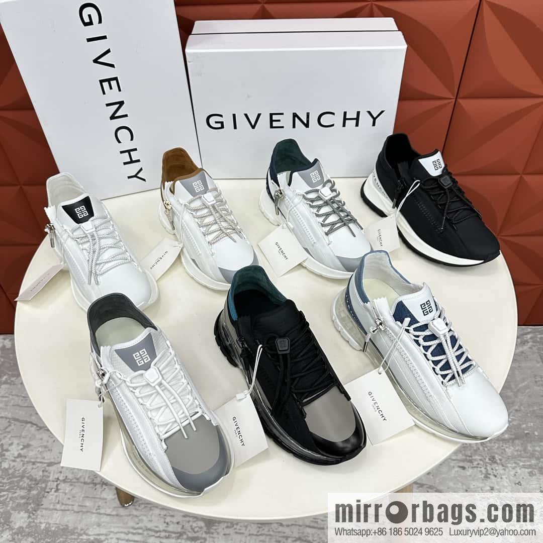 💋💍GVX New Givench * Givenchy SPECTRE Jogging Low Top Zipper Casual Shoes Sneakers
