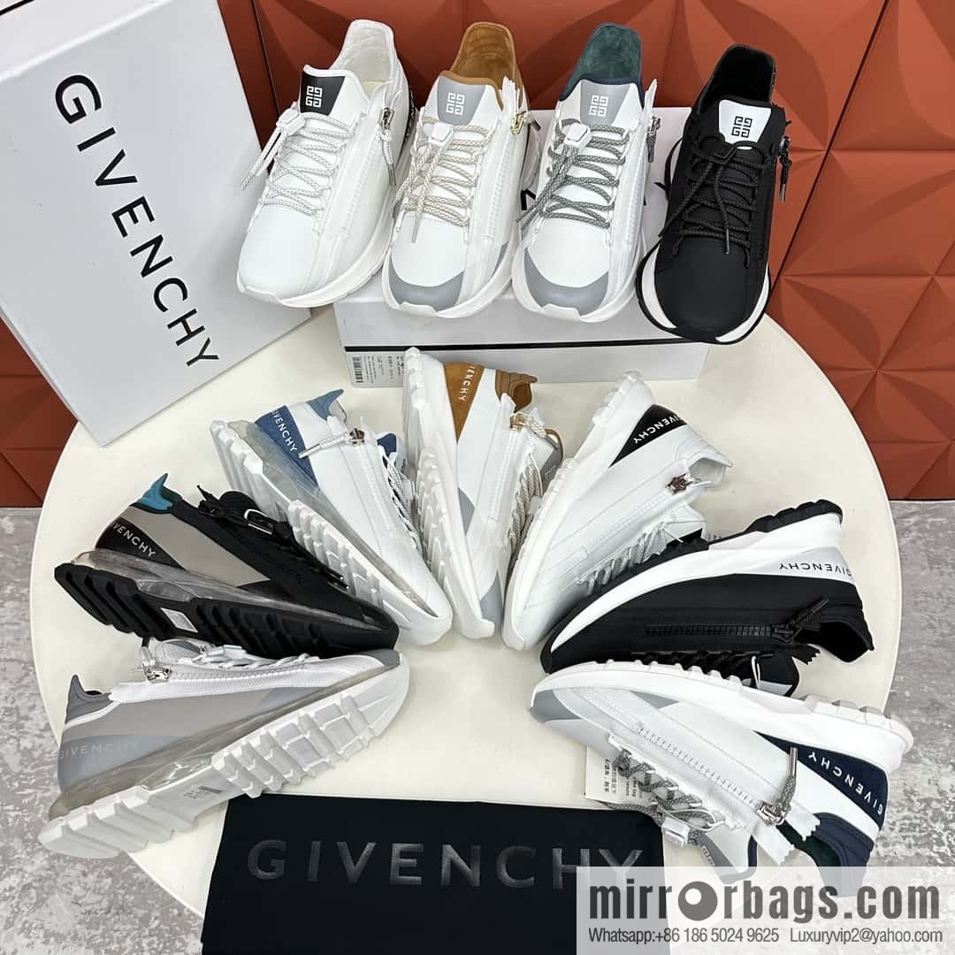 💋💍GVX New Givench * Givenchy SPECTRE Jogging Low Top Zipper Casual Shoes Sneakers