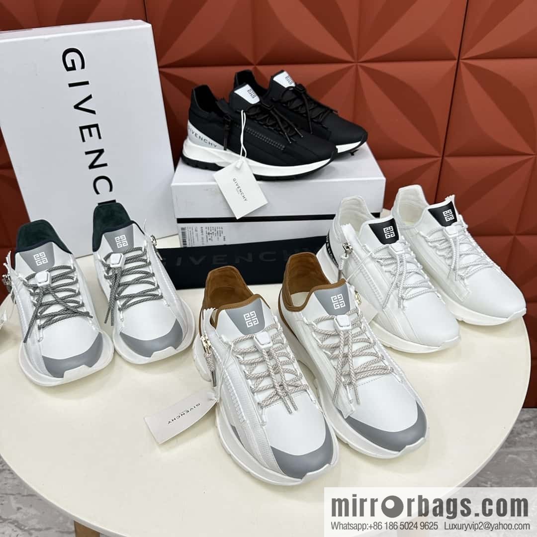💋💍GVX New Givench * Givenchy SPECTRE Jogging Low Top Zipper Casual Shoes Sneakers