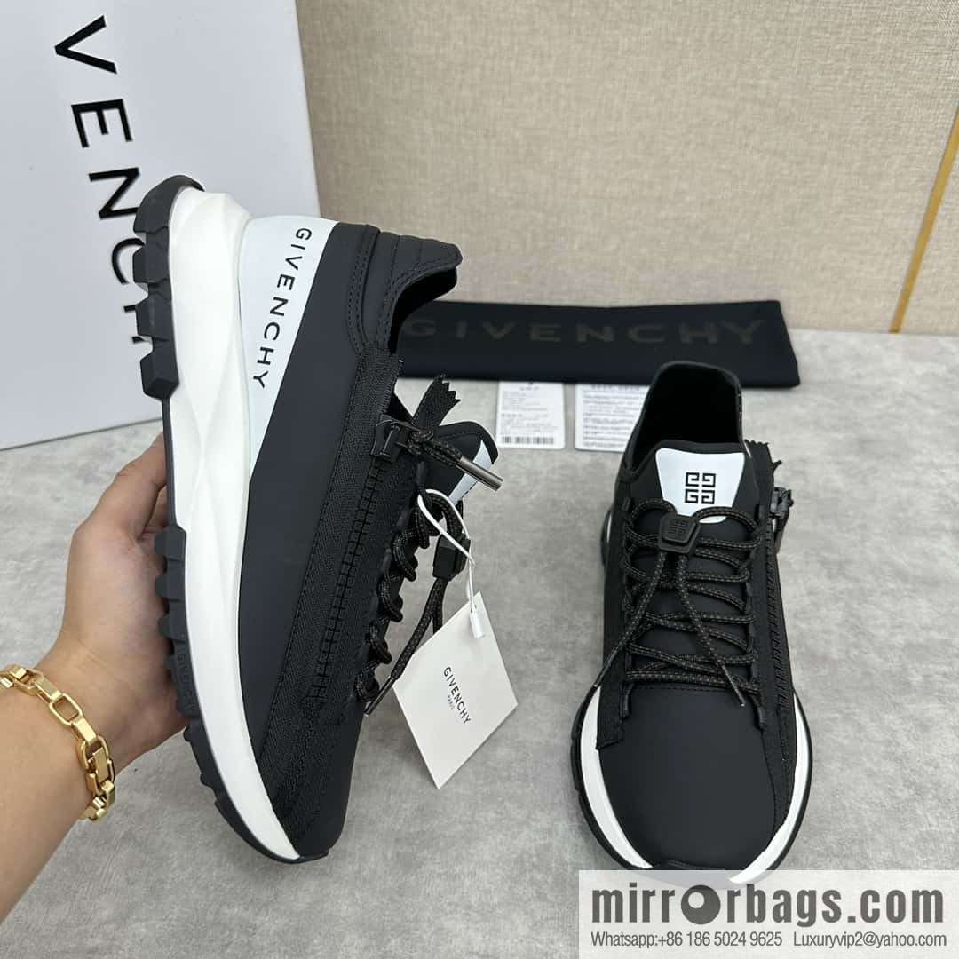 💋💍GVX New Givench * Givenchy SPECTRE Jogging Low Top Zipper Casual Shoes Sneakers