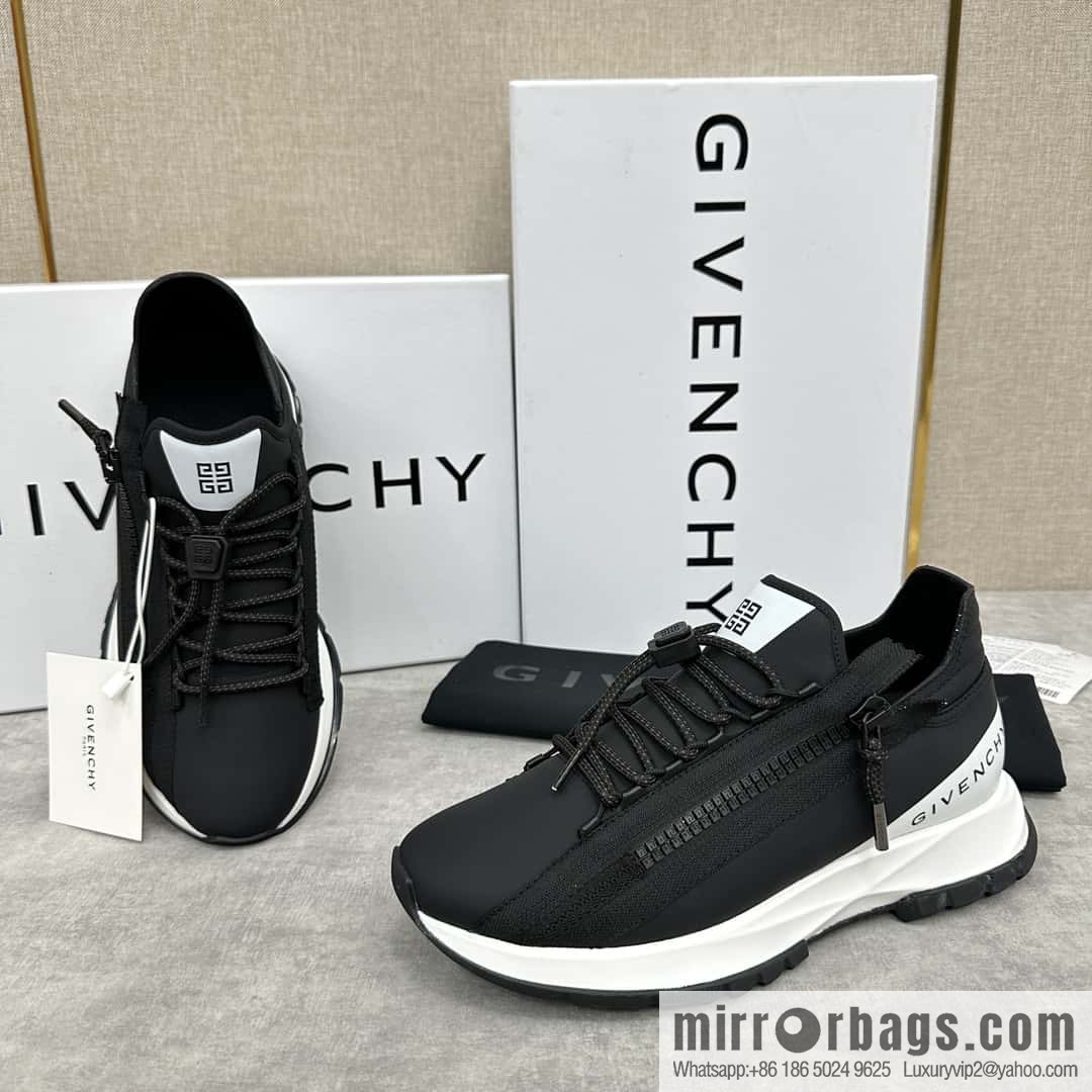 💋💍GVX New Givench * Givenchy SPECTRE Jogging Low Top Zipper Casual Shoes Sneakers