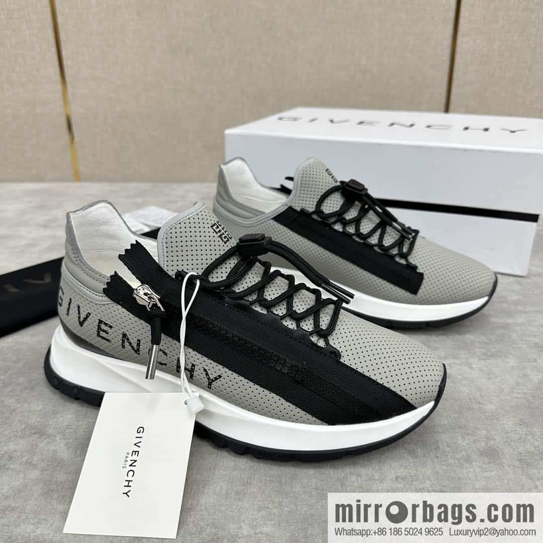 💋💍💋💍GVX New Givench * Jifan~ Xi SPECTRE Jogging Low Top Zipper Casual Shoes Sneakers