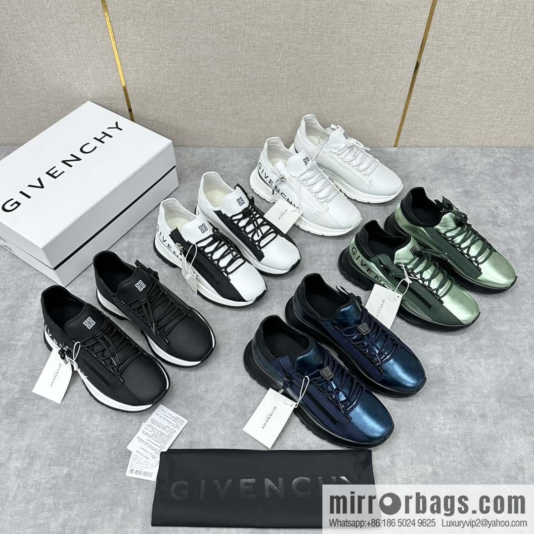 💋💍GVX New Givench * Jifan~ Xi SPECTRE Jogging Low Top Zipper Casual Shoes Sneakers