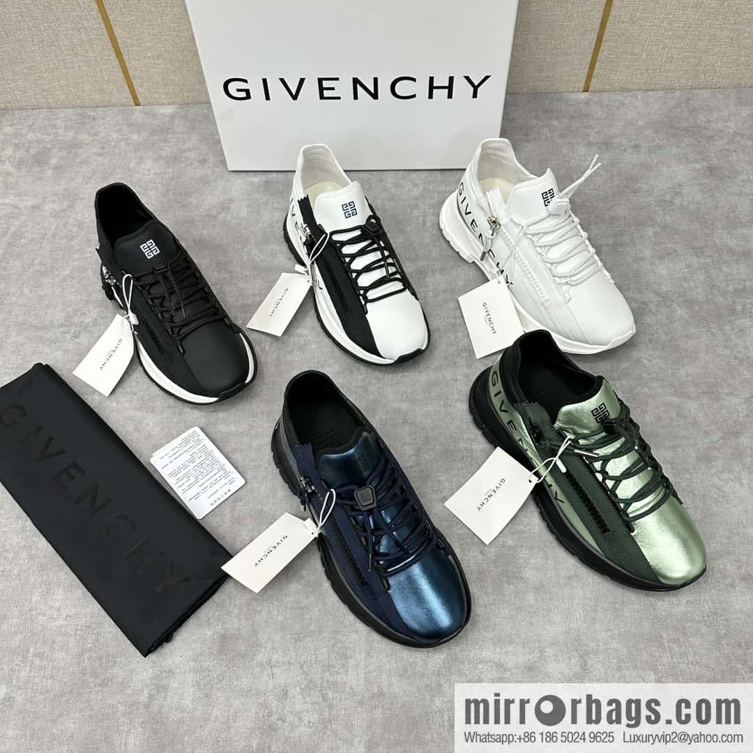 💋💍GVX New Givench * Jifan~ Xi SPECTRE Jogging Low Top Zipper Casual Shoes Sneakers