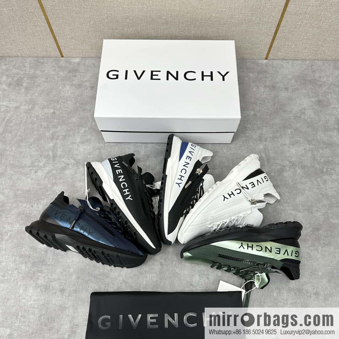 💋💍GVX New Givench * Jifan~ Xi SPECTRE Jogging Low Top Zipper Casual Shoes Sneakers