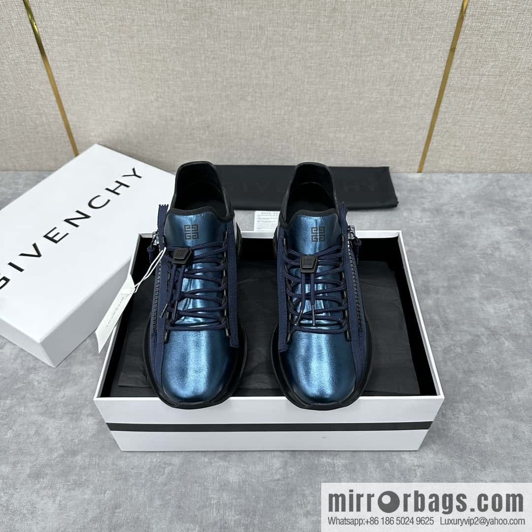 💋💍GVX New Givench * Jifan~ Xi SPECTRE Jogging Low Top Zipper Casual Shoes Sneakers