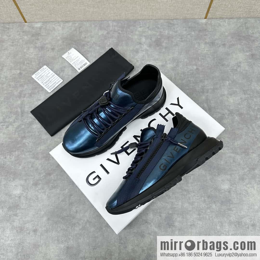 💋💍GVX New Givench * Jifan~ Xi SPECTRE Jogging Low Top Zipper Casual Shoes Sneakers
