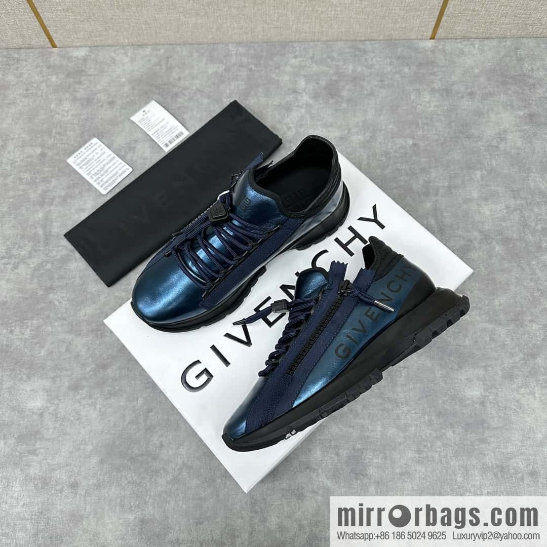 💋💍GVX New Givench * Jifan~ Xi SPECTRE Jogging Low Top Zipper Casual Shoes Sneakers